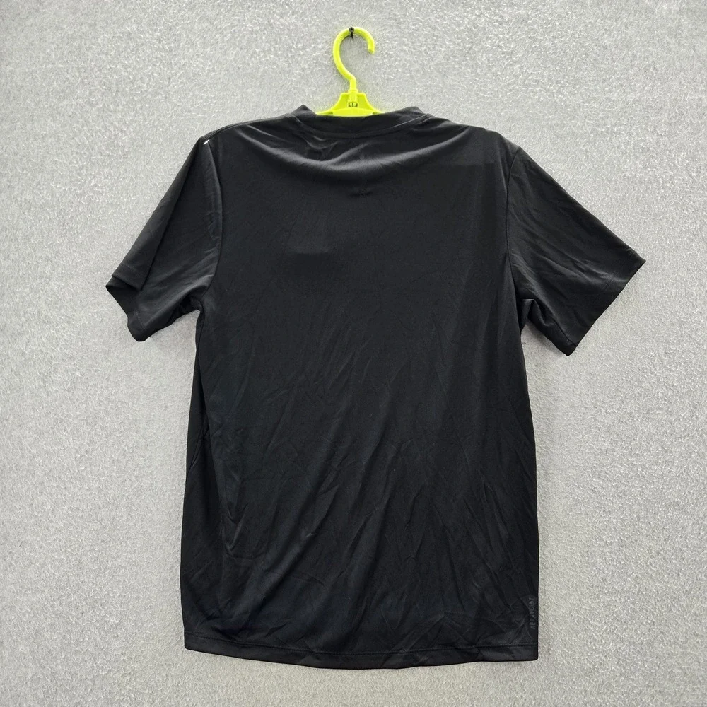 Adidas‎ Men Shirt M Black Primeblue Activewear Logo Short Sleeve NWT